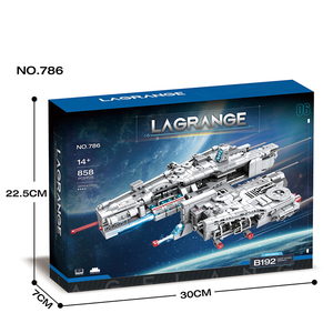 Jouet éducatif en blocs à assembler Starship, ensemble de blocs de construction SWAT, avions, modèle de style Star Wars, jouet en plastique unisexe - Product Image 3