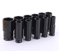 Ensemble de douilles à percussion profondes multifonctionnelles de 10 pièces, adaptateur pour clé à chocs pneumatique, perceuse électrique, outil combiné