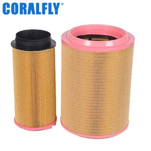 อะไหล่กรองเครื่องยนต์ดีเซลรถบรรทุกขนาดใหญ่ K2841 กรองอากาศ Hepa 10009404091447 - Product Image 5