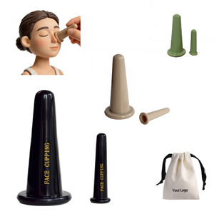 Set di terapia per coppettazione facciale in Silicone Anti-<span class=keywords><strong>Cellulite</strong></span> massaggiatore per <span class=keywords><strong>la</strong></span> coppettazione del viso per <span class=keywords><strong>la</strong></span> rimozione delle rughe in Silicone nero - Product Image 3