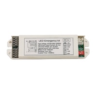 Module d'alimentation d'urgence à LED, module de conversion d'urgence de batterie avec lumière