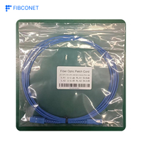 Kabel Patch Fiber Optik Fibconet Anti Tikus Berlapis Baja SC/UPC Biru 2mm 3M -40 hingga +80C