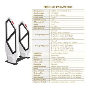 Système antivol classique EM 1KHz en gros pour usine, en ABS blanc, avec alarme sonore et lumineuse, système EAS pour librairie - Product Image 4