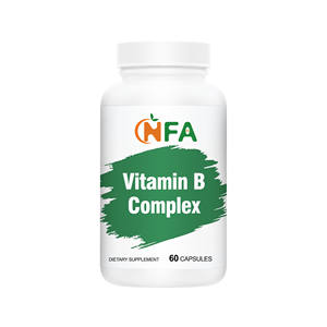 Cápsulas de Complejo Vitamínico B con Folato y Vitamina B12 Directamente de Fábrica, Apoya un Sistema Nervioso Óptimamente Funcionando - Product Image 1