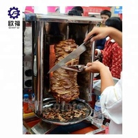 Machine à griller le poulet shawarma électrique commerciale / Petite machine à shawarma, rôtissoire à kebab turc, machine à kebab avec CE