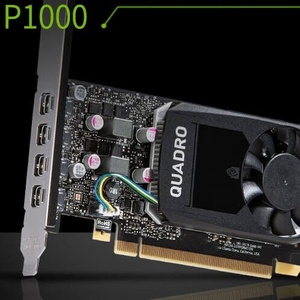 Carte graphique pour station de travail 4 Go GDDR5 PCI MXM, DisplayPort, refroidissement par ventilateur, multi-écrans, rendu CAD, ingénierie, GPU de bureau Quadro P - Product Image 2
