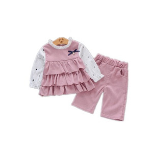 Ensemble de vêtements pour garçons en bas âge, t-shirts et gilets de Noël et pantalons cargo à fermeture éclair provenant de sites de shopping - Product Image 1