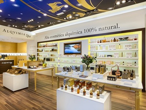 เฟอร์นิเจอร์ตกแต่งร้านเครื่องสำอางแบบกำหนดเอง ตู้โชว์น้ำหอม เคาน์เตอร์เครื่องสำอาง ชั้นวางสินค้า อุปกรณ์ตกแต่งร้านค้าแบบครบวงจร - Product Image 4