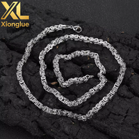 Collier chaîne byzantine plaqué or 18 carats de haute qualité, 4 mm, zircon, 18 pouces, acier inoxydable, durable, élégant, unisexe, bijoux cadeau