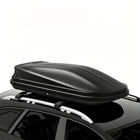 Boîte de toit pour voiture, porte-bagages de toit, ouverture double latérale, design aérodynamique pour SUV, break, fourgonnette, camping, voyage, stockage