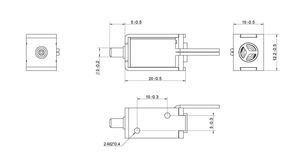 Mini Válvula Solenoide de Aire de Alta Presión de 3V CC para Monitor de Ritmo Cardíaco de Muñeca - Product Image 5