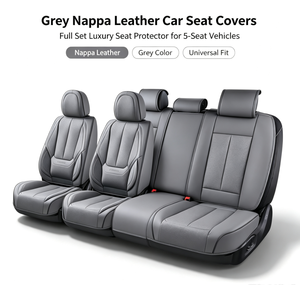 Juego Completo de Fundas y Cojines para Asientos de Auto MELCO BSCI Gris, para Asientos Delanteros y Traseros, Ajuste Estándar, Protección Impermeable - Product Image 2
