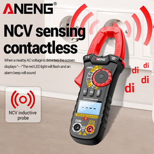 <span class=keywords><strong>Multimètre</strong></span> à pince numérique ANENG CM84, courant DC/AC, tension, capacité, résistance, test de diode, outils de test CAT III 600V - Product Image 5