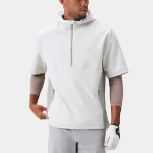 <span class=keywords><strong>Gilet</strong></span> de golf personnalisé 2025 avec logo, pull de golf à manches courtes et fermeture éclair quart de tour pour homme - Product Image 2