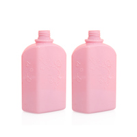 Bouteille de shampooing carrée en PE SHIJIN OEM 300 ml, col de 24 mm, couleur personnalisée, emballage cosmétique certifié ISO9001, 47 g, modèle SJE1741-300