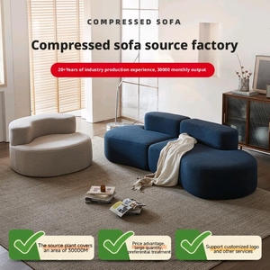 Canapé-lit pliable multifonctionnel, canapé pop-up, coussins de siège compressibles, design modulaire, salon moderne - Product Image 2