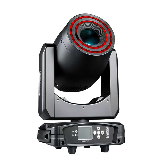 New Design 200W Beam Spot Wash LED Moving Head Light With Double LED Ring Light for Event Club Stage Rental Project