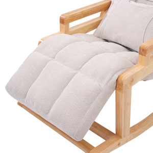 Smart Massage Rocking Chair Full Body <b>Vibration</b> Plug-In Electric Massage Sofa Home Use Off White Gray Coffee - Product Image 4