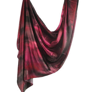 Foulard ethnique haut de gamme très prisé, en polyester, pour l'été, couleur unie, séchage rapide, long, idéal pour les musulmanes, cadeau transfrontalier - Product Image 6