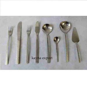 Juego de cubiertos de metal fundido para venta al por mayor, juego de cubiertos personalizado pulido con espejo de lujo, juego de cubiertos de acero inoxidable recién llegado de 8 - Product Image 1