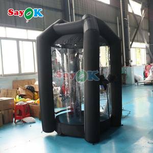 SAYOK gonfiabili Cash Machine Cash Grab Booth gonfiabili Cash Cube Machine con aeratore per eventi di promozione - Product Image 6