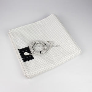 ブロックEMF接地シートキングサイズ10% シルバーファイバードロップ配送接地コード付き - Product Image 4