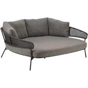 Tumbona de Metal Resistente para Exteriores con Acabado Antióxido y Resistente a los Rayos UV, Diseño Moderno para Hotel, Villa, Jardín, Patio, Playa - Product Image 2