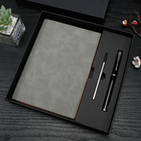 Carnet de notes personnalisé pour réunions d'affaires, bureau et apprentissage, couverture en similicuir PU, format A5, 100 feuilles, pages intérieures en papier PP