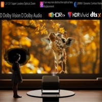 Proyector Láser Tricolor 4K Dolby Vision 3D Dangbei X7 Max con Zoom Óptico, Cine en Casa, 240HZ Alta Frecuencia de Actualización, 3400ISO Alto Brillo