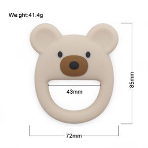 Nuevos juguetes de dentición multisensoriales personalizados <span class=keywords><strong>para</strong></span> bebés, masticadores de silicona sin BPA 100%, juguetes de dentición <span class=keywords><strong>para</strong></span> bebés de grado alimenticio - Product Image 5