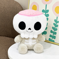 Oreiller en peluche en forme de poupée blanche pour filles, Halloween, 25 cm, certifié BSCI, OEM/ODM disponible, vente en gros d'usine