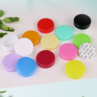 Boîte cosmétique en plastique ronde de 5g, 10g, 20g, 30g, 50g avec impression sérigraphique, boîte à crème portable de voyage