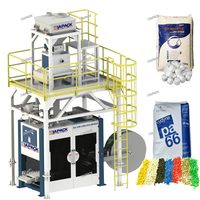 Machine automatique de remplissage, de pesage, de scellage et d'emballage pour engrais/riz de 25 kg au prix d'usine