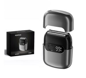 Mini rasoir électrique portable rechargeable étanche IPX7 à triple lame en plastique, prix usine Misam, pour hommes - Product Image 2