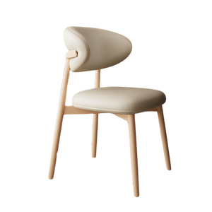 Table à manger rectangulaire en bois massif, style moderne minimaliste nordique-japonais, pour la famille ou le bar, pour un usage en appartement - Product Image 5