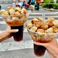 Bols à Collation de 700 ml et Gobelets en Plastique de 500 ml pour Repas et Boissons à Emporter, Accompagnés de Baozi Poêlés