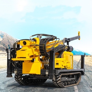 เครื่องเจาะบ่อน้ำแบบติดตั้งบนรถลาก เครื่องเจาะแบบโรตารี่สำหรับเจาะรูระเบิด เครื่องเจาะแบบพกพาขนาดกะทัดรัดสำหรับเจาะหลุม - Product Image 2