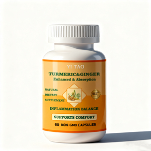 Cápsulas de Curcumina de Marca Privada OEM/ODM, Suplemento Antioxidante para la Salud de las Articulaciones y el Soporte Antiinflamatorio, Venta al por Mayor - Product Image 1
