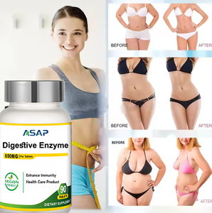 Capsules de probiotiques véganes biologiques de marque privée Compléments à base de plantes Soutien enzymatique digestif pour adultes - Product Image 2