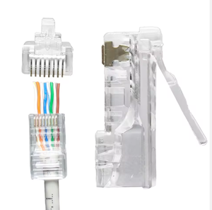 Премиум Cat6 <span class=keywords><strong>RJ45</strong></span> модульные заглушки, совместимые с твердым многожильным UTP 10А, медным контактом, корпус ПК с поддержкой питания - Product Image 1