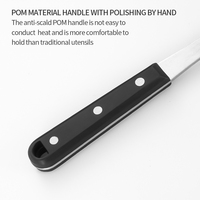 Pom Poignée Cuisine Spatule De Cuisine Nylon pa 66 Tourneur À Fente Turner De Cuisine Entriegelt Das Ruder Tokarz Szczelinowy Slidset