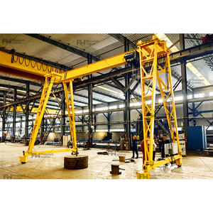İç ve Dış Mekan Raylı 2 Ton 5 Ton 10 Ton A-Çerçeveli Mobil Tek Kirişli Portal Vinç - Product Image 1