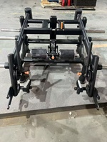 Machine à soulever des poids en acier pour usage commercial, avec fonctions de sécurité réglables, pour musculation du dos et des jambes