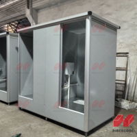 Toilettes conteneurisées portables modernes, fabrication directe usine, avec salle de bain, design écologique et durable, fabriqué en Chine