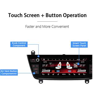 Панель управления климатическим кондиционером для BMW <span class=keywords><strong>2</strong></span> <span class=keywords><strong>3</strong></span> 4 серии 3GT M3 M4 2013-2020 автомобильный ЖК-дисплей Цифровая сенсорная панель - Product Image 4