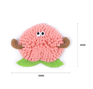 Tapis de renifflement pour chiens, jouet pour animaux de compagnie, tapis de renifflement anti-stress pour animaux, tapis de recherche de nourriture à alimentation lente, série Fruit Spirit - Product Image 2