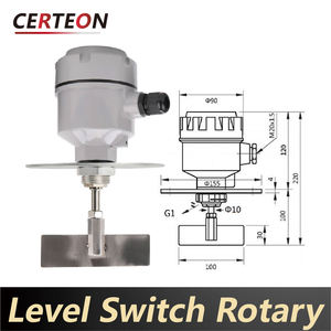 Hochgenauer Schraubenpaddel Füllstandsschalter für Silos 24V 110V 220V Pulversteuergerät - Product Image 4