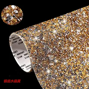 Hongcai 3mm couleur strass résine arrière caoutchouc diamant autocollant bricolage chaussures vêtements accessoires décoratif strass transfert