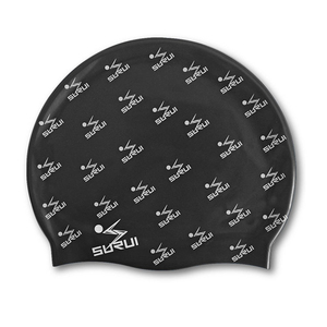 Bonnets de bain élégants avec logo personnalisé, 100% silicone, bonnets de bain - Product Image 4