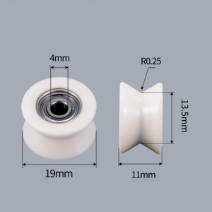 ล้อนำทางเซรามิกทั้งหมดขนาด 19*11 มม. สำหรับการร้อยลวด อายุการใช้งานยาวนาน ได้รับการรับรองมาตรฐาน ISO9001 - Product Image 1